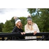 image:imageFunky Junque Womens Pom Pom Beanie  Soft Knit Winter Hat for Women amp Teens Leopard amp Zebra Fashion Animal Print Beanies2 Pack Black  Beige  Zebra Wool Blend