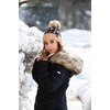 image:imageFunky Junque Womens Pom Pom Beanie  Soft Knit Winter Hat for Women amp Teens Leopard amp Zebra Fashion Animal Print BeaniesLeopard  Beige New