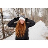image:imageFunky Junque Womens Pom Pom Beanie  Soft Knit Winter Hat for Women amp Teens Leopard amp Zebra Fashion Animal Print BeaniesLeopard  Beige New