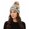 image:imageFunky Junque Womens Pom Pom Beanie  Soft Knit Winter Hat for Women amp Teens Leopard amp Zebra Fashion Animal Print BeaniesZebra  Beige