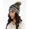 image:imageFunky Junque Womens Pom Pom Beanie  Soft Knit Winter Hat for Women amp Teens Leopard amp Zebra Fashion Animal Print BeaniesZebra  Black