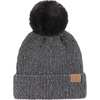 image:imageFunky Junque Womens Pom Pom Beanie  Soft Knit Winter Hats for Women amp Teens Warm Fashionable Beanie with Faux Fur PomsBlack  Sequin