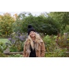 image:imageFunky Junque Womens Pom Pom Beanie  Soft Knit Winter Hats for Women amp Teens Warm Fashionable Beanie with Faux Fur PomsBlack  Sequin