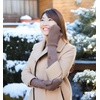 image:imageFunky Junque Womens Ribbed Knit Convertible Fingerless Gloves amp Mittens with Finger FlapsMocha