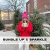 image:imageFunky Junque Womens Sequin Pom Beanies  Soft Knit Sparkly Bling Winter Hats for Women Faux Fur Pom Glitter Sparkle HatChunky Sequin  Hot Pink