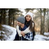 image:imageFunky Junque Womens Winter Detachable Pom Beanie  Warm Knit Hat with Removable Faux Fur Pom Soft Stretch Acrylic Cozy CapIvory