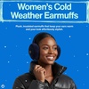 image:imageFunky Junque Womens Winter Earmuffs  Cable Knit amp SequinCable Knit  Navy