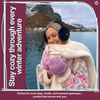 image:imageFunky Junque Womens Winter Earmuffs  Cable Knit amp SequinCable Knit  Navy