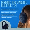 image:imageFunky Junque Womens Winter Earmuffs  Cable Knit amp SequinCable Knit  Navy