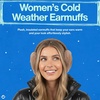 image:imageFunky Junque Womens Winter Earmuffs  Cable Knit amp SequinCable Knit  Taupe