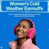 image:imageFunky Junque Womens Winter Earmuffs  Cable Knit amp SequinSequin  Hot Pink
