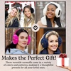 image:imageFunky Junque Womens Winter Earmuffs  Cable Knit amp SequinSequin  White