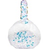 image:imageFunky Junque Womens Winter Earmuffs  Cable Knit amp SequinSequin  White