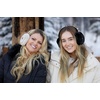 image:imageFunky Junque Womens Winter Earmuffs  Faux Fur2 Pack  Aztec  Black  Beige