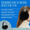 image:imageFunky Junque Womens Winter Earmuffs  Faux FurAztec  Black