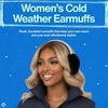 image:imageFunky Junque Womens Winter Earmuffs  Faux FurRhinestone  Black