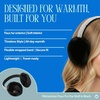 image:imageFunky Junque Womens Winter Earmuffs  Faux FurRhinestone  Black