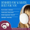 image:imageFunky Junque Womens Winter Earmuffs  Faux FurRhinestone  Ivory