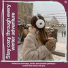 image:imageFunky Junque Womens Winter Earmuffs  Faux FurRhinestone  Ivory