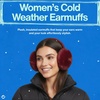 image:imageFunky Junque Womens Winter Earmuffs  Faux Mink amp Long FurFaux Mink Fur  Burgundy