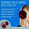 image:imageFunky Junque Womens Winter Earmuffs  Faux Mink amp Long FurFaux Mink Fur  Burgundy