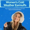image:imageFunky Junque Womens Winter Earmuffs  Faux Mink amp Long FurLong Fur  Beige
