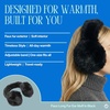 image:imageFunky Junque Womens Winter Earmuffs  Faux Mink amp Long FurLong Fur  Black
