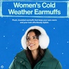 image:imageFunky Junque Womens Winter Earmuffs  Faux Mink amp Long FurLong Fur  Ivory