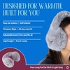 image:imageFunky Junque Womens Winter Earmuffs  Faux Mink amp Long FurLong Fur  Light Grey