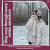 image:imageFunky Junque Womens Winter Earmuffs  Faux Mink amp Long FurLong Fur  Light Grey