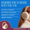 image:imageFunky Junque Womens Winter Earmuffs  Sherpa amp SuedeFuzzy  CamelIvory