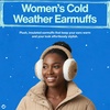 image:imageFunky Junque Womens Winter Earmuffs  Sherpa amp SuedeFuzzy  CamelIvory