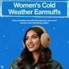 image:imageFunky Junque Womens Winter Earmuffs  Sherpa amp SuedeFuzzy  Dark Camel