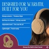 image:imageFunky Junque Womens Winter Earmuffs  Sherpa amp SuedeFuzzy  Dark Camel