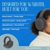 image:imageFunky Junque Womens Winter Earmuffs  Sherpa amp SuedeFuzzy  Grey