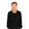 image:imageFunky Junque Womens Winter Earmuffs  Sherpa amp SuedeFuzzy  Rose