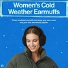 image:imageFunky Junque Womens Winter Earmuffs  Sherpa amp SuedeSherpa W Aztec Band  Black