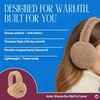 image:imageFunky Junque Womens Winter Earmuffs  Sherpa amp SuedeSherpa W Aztec Band  Camel