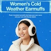 image:imageFunky Junque Womens Winter Earmuffs  Sherpa amp SuedeSuede  BlackIvory