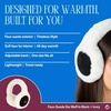 image:imageFunky Junque Womens Winter Earmuffs  Sherpa amp SuedeSuede  BlackIvory