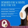 image:imageFunky Junque Womens Winter Earmuffs  Sherpa amp SuedeSuede  CamelIvory