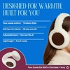 image:imageFunky Junque Womens Winter Earmuffs  Sherpa amp SuedeSuede  ChocolateIvory
