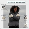 image:imageFunky Junque Womens Winter Gloves  Cute Knit Fleece Lined Touchscreen Texting Gloves for Women Teen Girls Accessories2 Pack Black  Beige