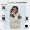image:imageFunky Junque Womens Winter Gloves  Cute Knit Fleece Lined Touchscreen Texting Gloves for Women Teen Girls Accessories4 Tone Mix  Grey  Black  Beige  Lt French Beige