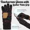 image:imageFunky Junque Womens Winter Gloves  Cute Knit Fleece Lined Touchscreen Texting Gloves for Women Teen Girls Accessories4 Tone Mix  Kaleidoscope Mix