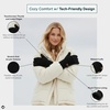 image:imageFunky Junque Womens Winter Gloves  Cute Knit Fleece Lined Touchscreen Texting Gloves for Women Teen Girls AccessoriesBlack