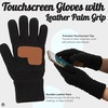 image:imageFunky Junque Womens Winter Gloves  Cute Knit Fleece Lined Touchscreen Texting Gloves for Women Teen Girls AccessoriesBlack