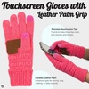 image:imageFunky Junque Womens Winter Gloves  Cute Knit Fleece Lined Touchscreen Texting Gloves for Women Teen Girls AccessoriesCandy Pink