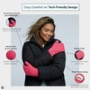 image:imageFunky Junque Womens Winter Gloves  Cute Knit Fleece Lined Touchscreen Texting Gloves for Women Teen Girls AccessoriesCandy Pink
