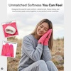 image:imageFunky Junque Womens Winter Gloves  Cute Knit Fleece Lined Touchscreen Texting Gloves for Women Teen Girls AccessoriesCandy Pink